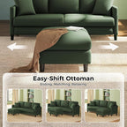 Welzona 83" Couches for Living Room, Teddy Sofa Couch - Image 2