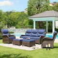 HILLGA Luxury High Back Patio Furniture Set by HILLGA