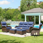 HILLGA Luxury High Back Patio Furniture Set by HILLGA