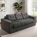MAXYOYO Oversized Loveseat Sofa Couch, Upholstered Bean Bag Chair Cloud 3-Seat by MAXYOYO