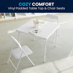 Flash Furniture Mindy Kids 3-Piece Folding Table and Chairs Set - Image 8