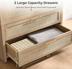 SICOTAS Larger Armoire Wardrobe Closet, Boho Armoire Clothes Organizer - Image 5