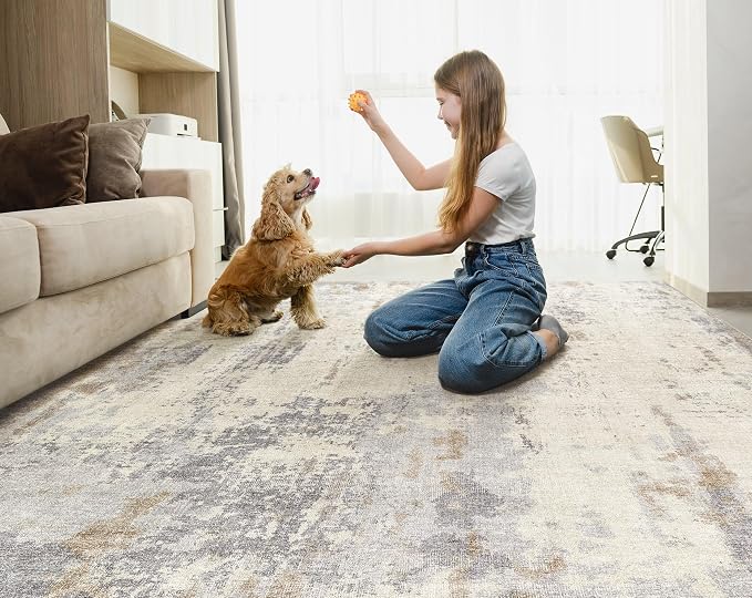 UERMEI 5x7 Area Rug Living Room Rugs - Image 4