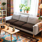 Hokway Stretch Couch Cushion Covers, 3 Piece Individual Sofa Cushion - Image 2