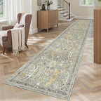 Madane Washable Runner Rugs 2x12 Long by Madane