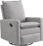 Oxford Baby Uptown Upholstered Swivel Glider and Recliner Nursery Chair by OxfordBaby