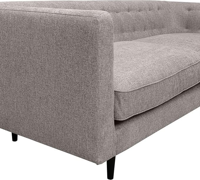 Armen Living Annabelle 80" Modern Gray Fabric Sofa - Image 7