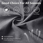 ANARACHON Loveseat Recliner Cover Leather Look Recliner Loveseat Covers - Image 4