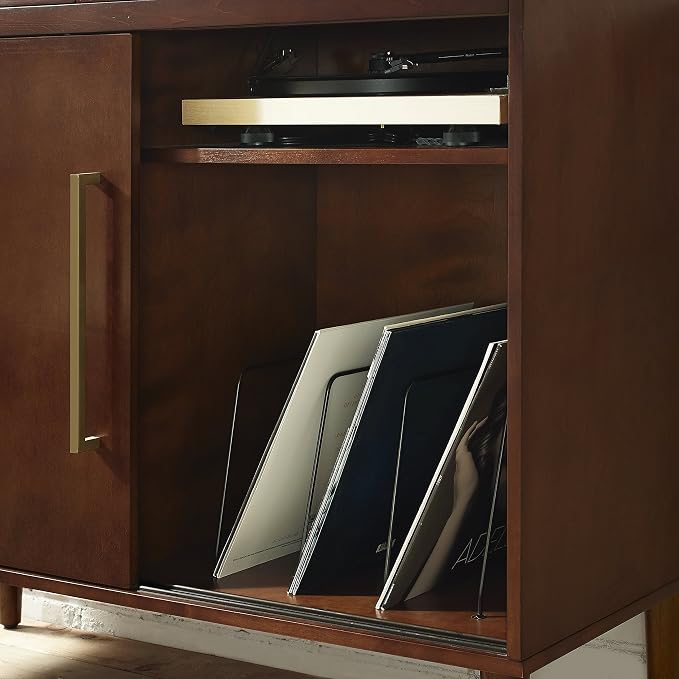 Crosley Furniture Everett Media Console and Record Player Stand - Image 10
