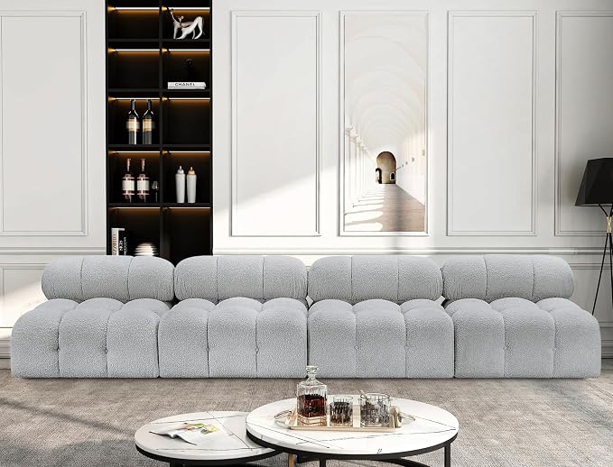 Meridian Furniture 611Grey-S136B Ames Collection Modern | Contemporary Modular - Image 2