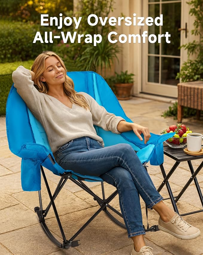 Slsy Oversized Rocking Camping Chair - Image 4