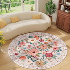 DUKINO 6ft Round Rug, Soft Washable Circle Rug - Image 9