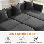 VANOMi 109.84" Modular Sectional Sofa - Image 5