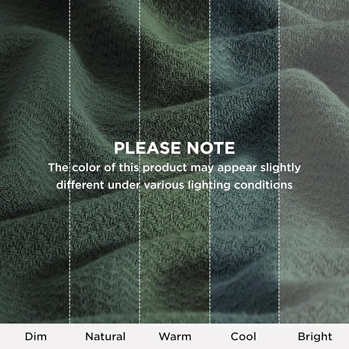 Bedsure 100% Cotton Large Blanket Oversized King - Image 8