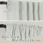 RYB HOME Extra Wide Sheer Curtains - Image 3