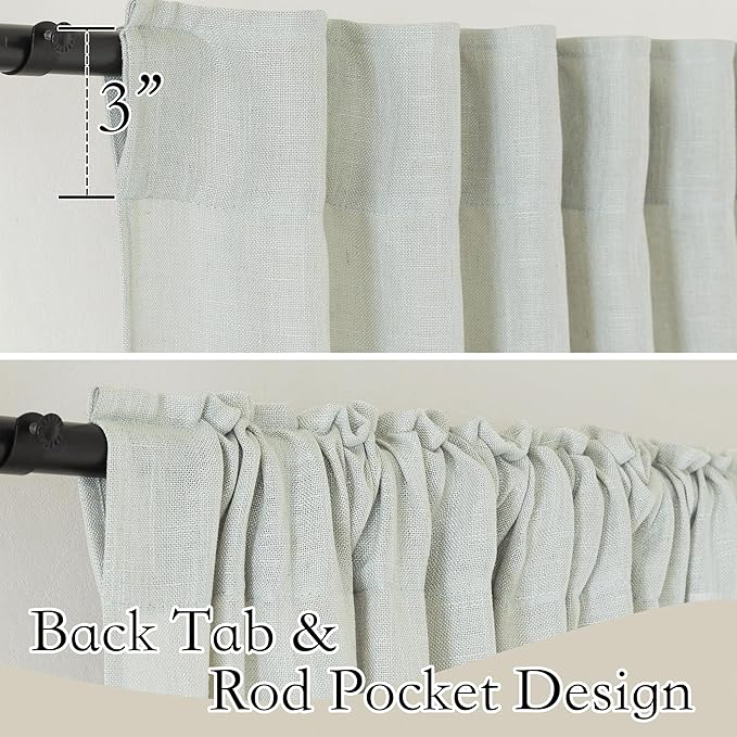 RYB HOME Extra Wide Sheer Curtains - Image 3