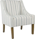 Homepop Home Decor Upholstered Classic Swoop Arm Accent Chair Accent Chairs by HomePop