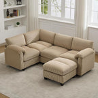 87'' U-Shaped Sectional Sofa by HATPPTO