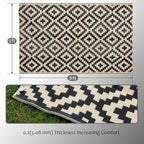 SAND MINE Waterproof Outdoor Rug 5x8 ft, Plastic Reversible Rug, Modern Area Rug - Image 2