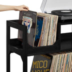Crosley Furniture Asheville Mid-Century Modern Media Console Record Player Stand - Image 11