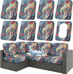Waterproof Outdoor Cushion Covers, Stretch Patio Slipcovers | UV Resistant by hyha