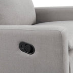 Oxford Baby Uptown Upholstered Swivel Glider and Recliner Nursery Chair - Image 6