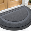OLANLY Half Circle Front Door Mat Outside 33x21 All-Season Rubber Doormat | by OLANLY