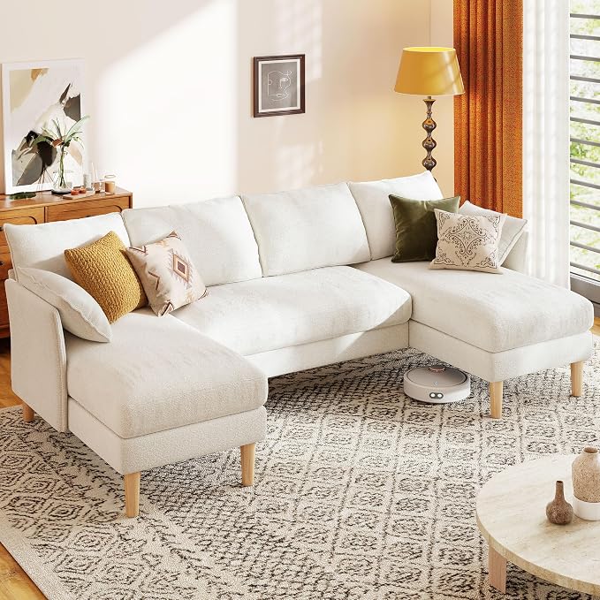 WorthFurni U Shaped Sectional Couches by WorthFurni