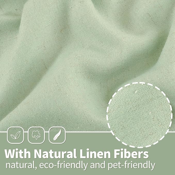 YoungsTex Linen Curtains 84 Inch Length - Image 4