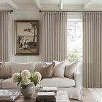 Burlywood Birch Linen Sheer Pleated Curtains 120 Inches Long 70 Inch Wide | - Image 7