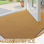 OLANLY Front Door Mat, Low Profile Doormat, Stain and Fade Resistant, - Image 3