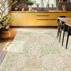 Washable Light Green Rug for Bedroom - Image 7