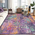 RELEANY Washable 7'x9' Abstract Area Rug by RELEANY