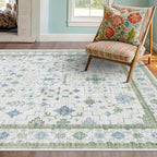 Oushak Area Rug for Bedroom 5x7 - Image 8