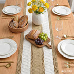 FEXIA Boho Table Runner with Tassels - Image 3