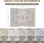 2x3 Rug Non Slip, Small Washable Entryway Rug, Runner - Image 2