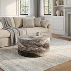 Round Coffee Table Living Room Table by BAOPIN