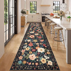 DUKINO 3x12 Washable Runner Rug, Long Hallway Runner Rug Non Slip, Low Pile - Image 3