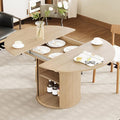 weselon 43"-59" Extendable Round to Oval Dining Table by WelcometoFurnitureSalon