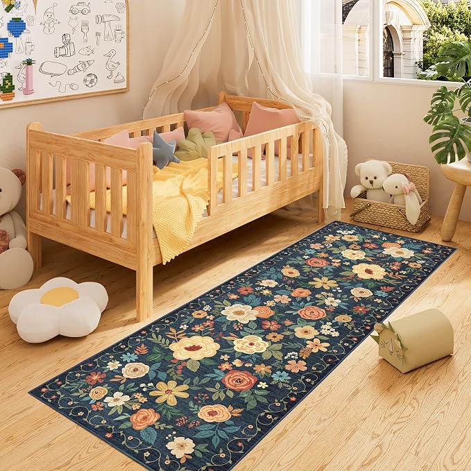 DUKINO 2.6x8 Runner Rug, Washable Runner Rug - Image 3