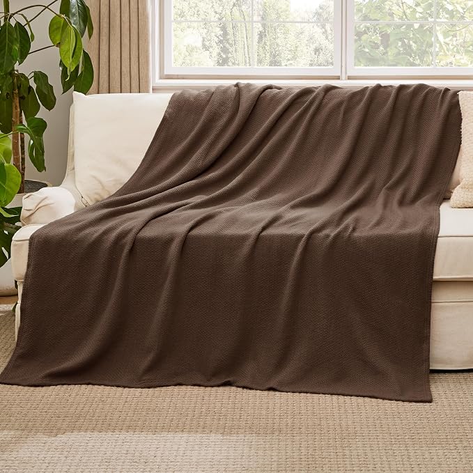Bedsure GentleSoft 100% Cotton Large Throw Blanket - Image 5