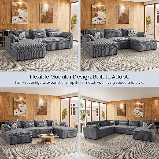 Belffin Large Modular Sectional Sofa - Image 8