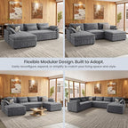 Belffin Large Modular Sectional Sofa - Image 8