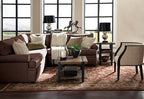 Modesto 27-Inch Square Coffee Table – Solid Wood and Metal Accent Industrial - Image 4