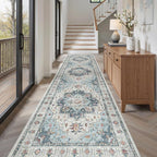 Madane Hallway Runner Rug 3x10 Washable Kitchen Runners 10ft, Soft Low-Pile by Madane