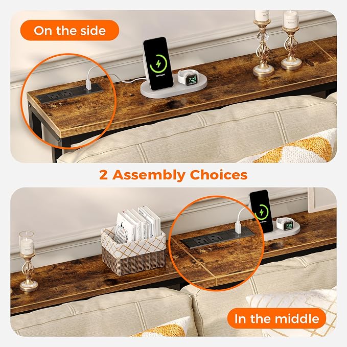 SUPERJARE 78.7 Inch Console Table - Image 5