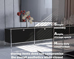 Metal Low Board Storage Cabinet - Image 4
