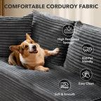 Hetoy Oversized L Shape Modular Sofa, Soft Modular Sectional Couch - Image 6
