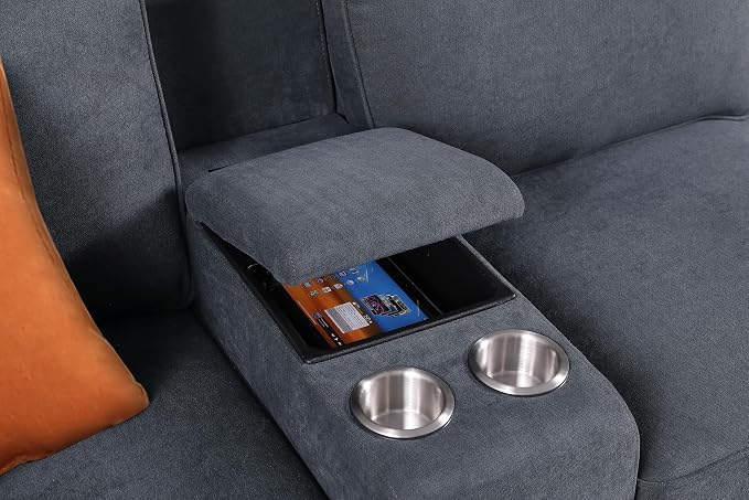 Ball & Cast 127" L-Shaped Sectional Couch - Image 7