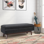 SIMPLIHOME Owen Rectangular Storage Ottoman - Image 2
